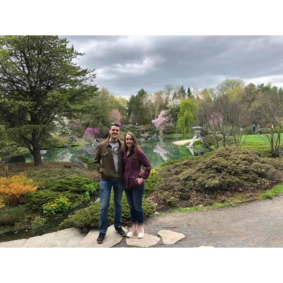 At the Montreal Botanical Gardens