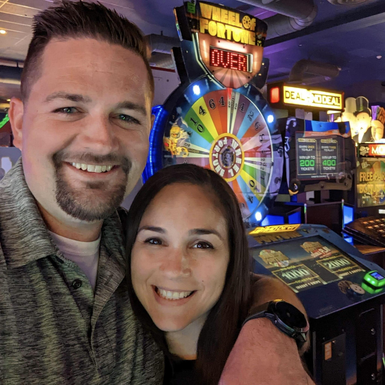 Celebrated our 10 year meetaversary where we first met. Dave & Busters 2022