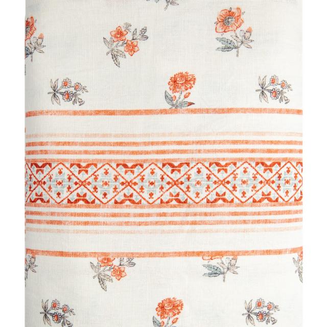 Rust Amagansett Linen Collection Tablecloth