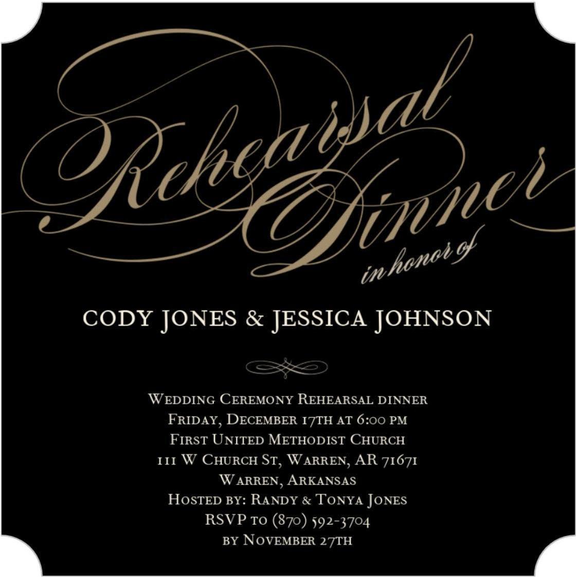 The Rehearsal Dinner is Friday, 12/17/2021 at 6 pm at the FUMC of Warren, AR. All who are in the wedding need to attend to know the order of the wedding ceremony before dinner in the fellowship hall.