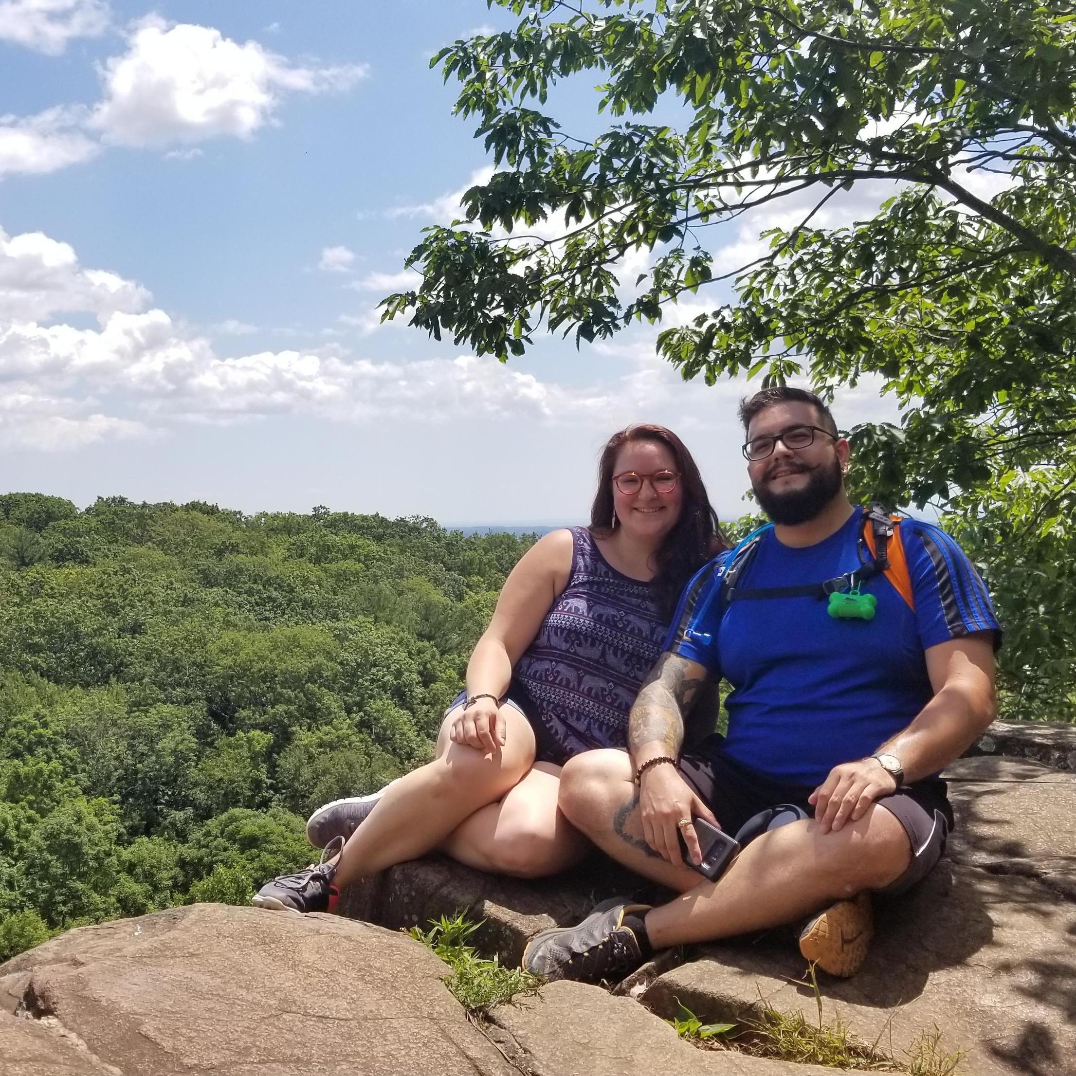 Hiking at Sleeping Giant State Park 2020