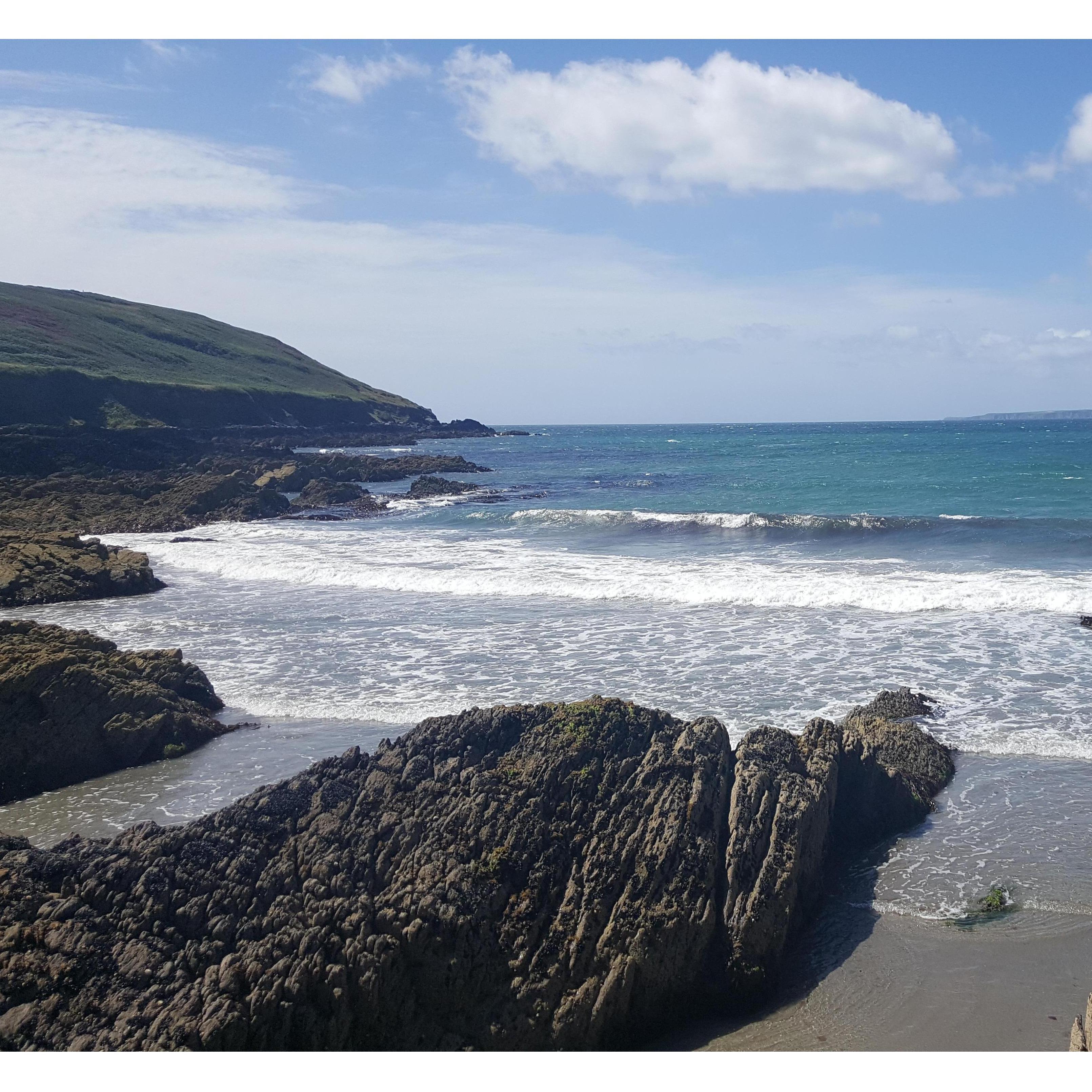 Dunworley Beach. Where we got engaged <3