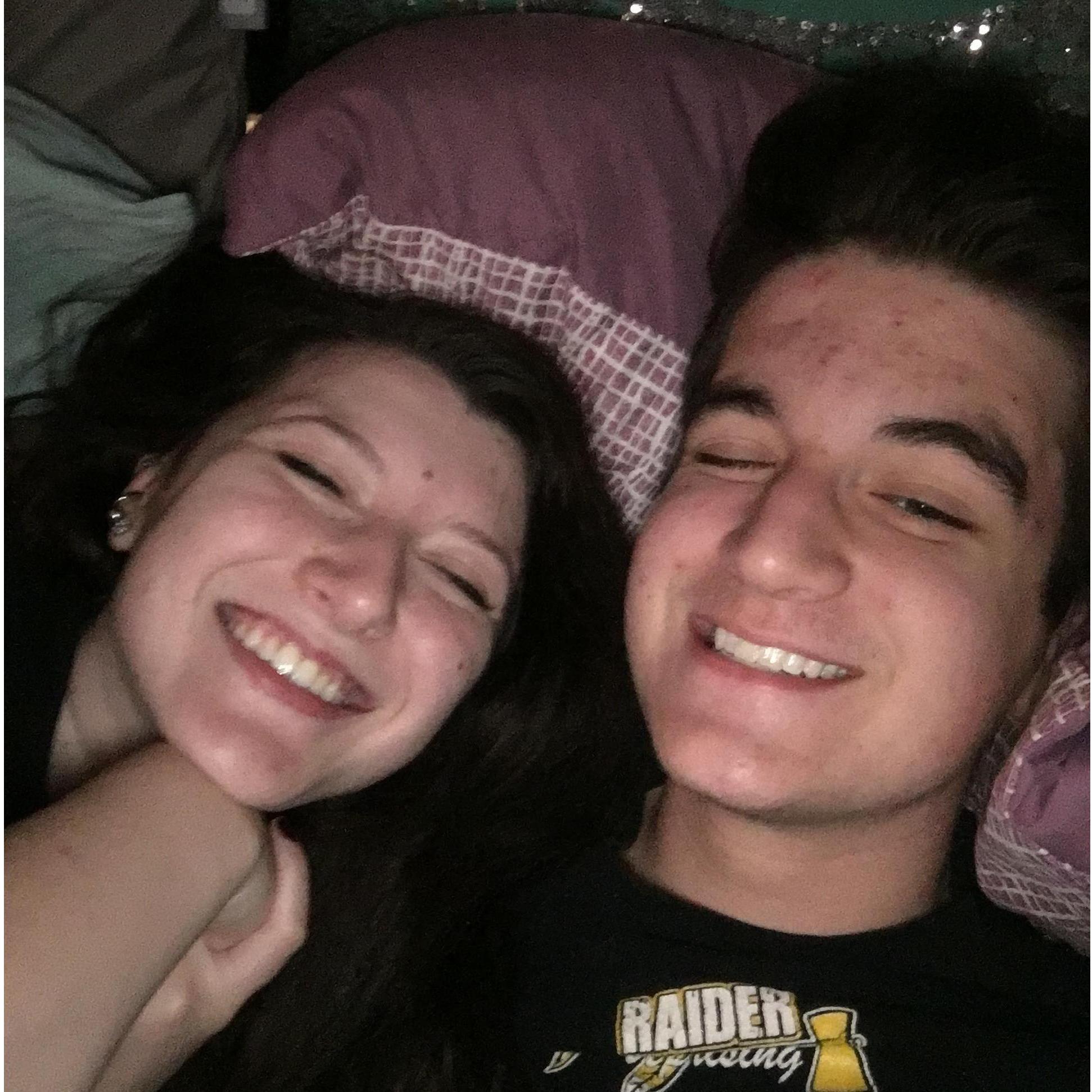 Our first picture together