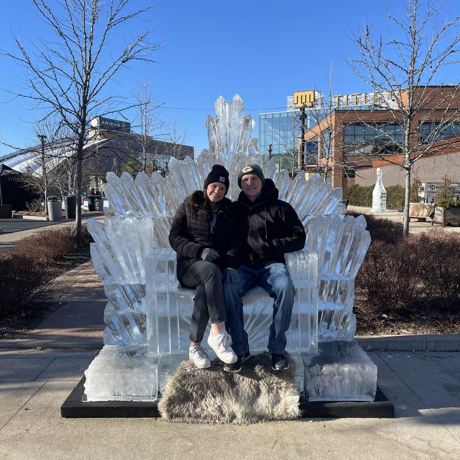 In the "frozen tundra" in Green Bay!