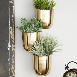 Contemporary Wall Planter, Set of 3