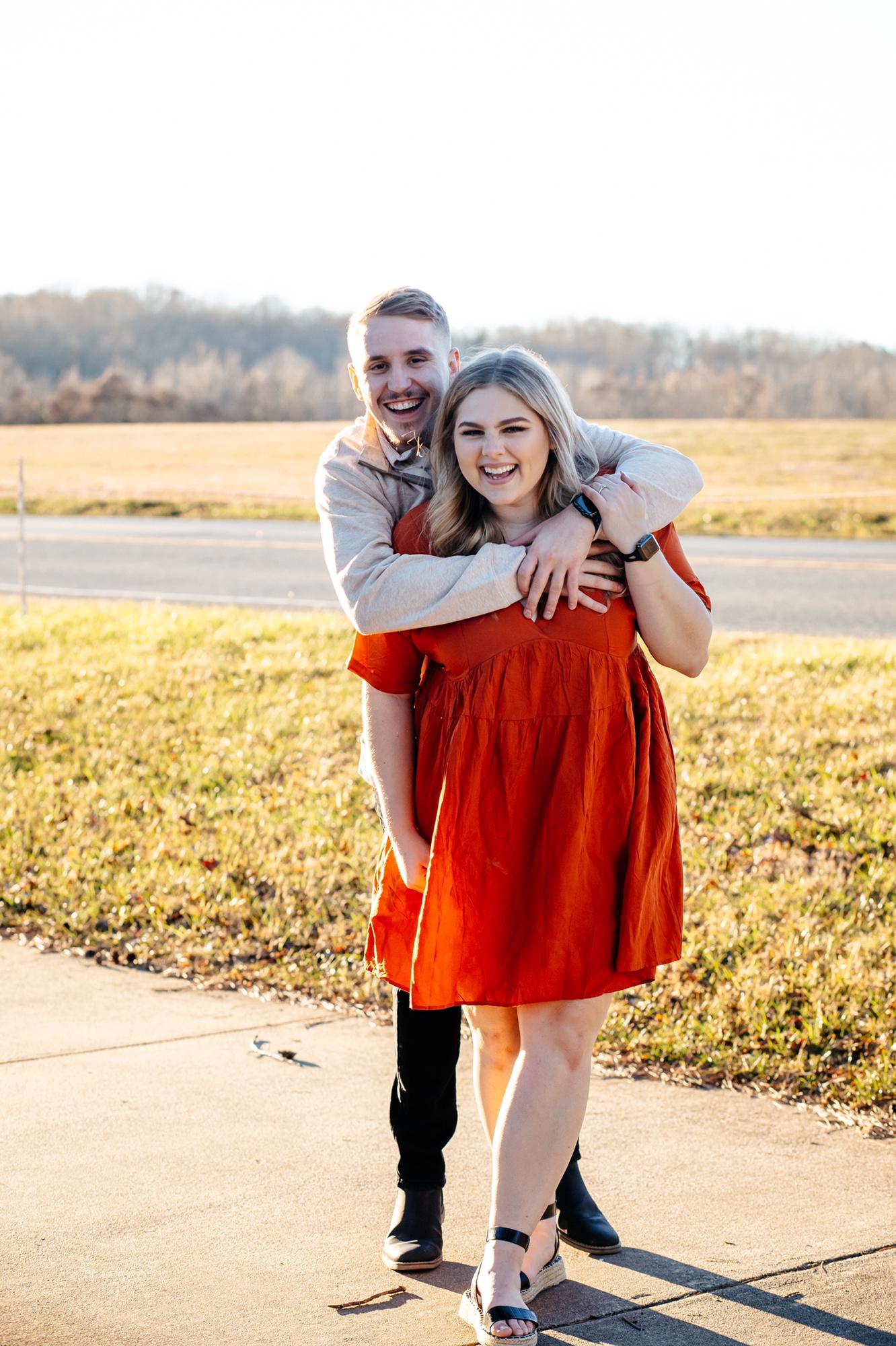 Our Engagement Session - Bailey Road Park, Cornelius NC - February 2022