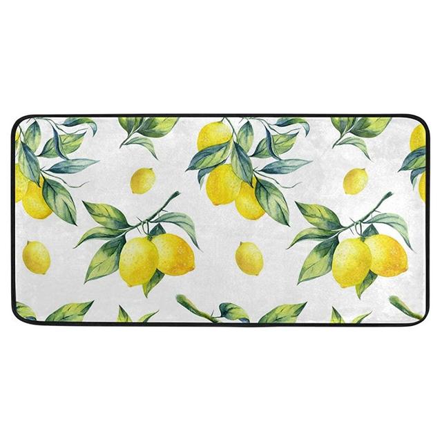 ALAZA Sunflower Standing Mat Kitchen Rug Mat,Comfort Flooring, Commercial Grade Pads, Absorbent, Ergonomic Floor Pad, Rugs for Office Stand Up Desk, 39x20in
