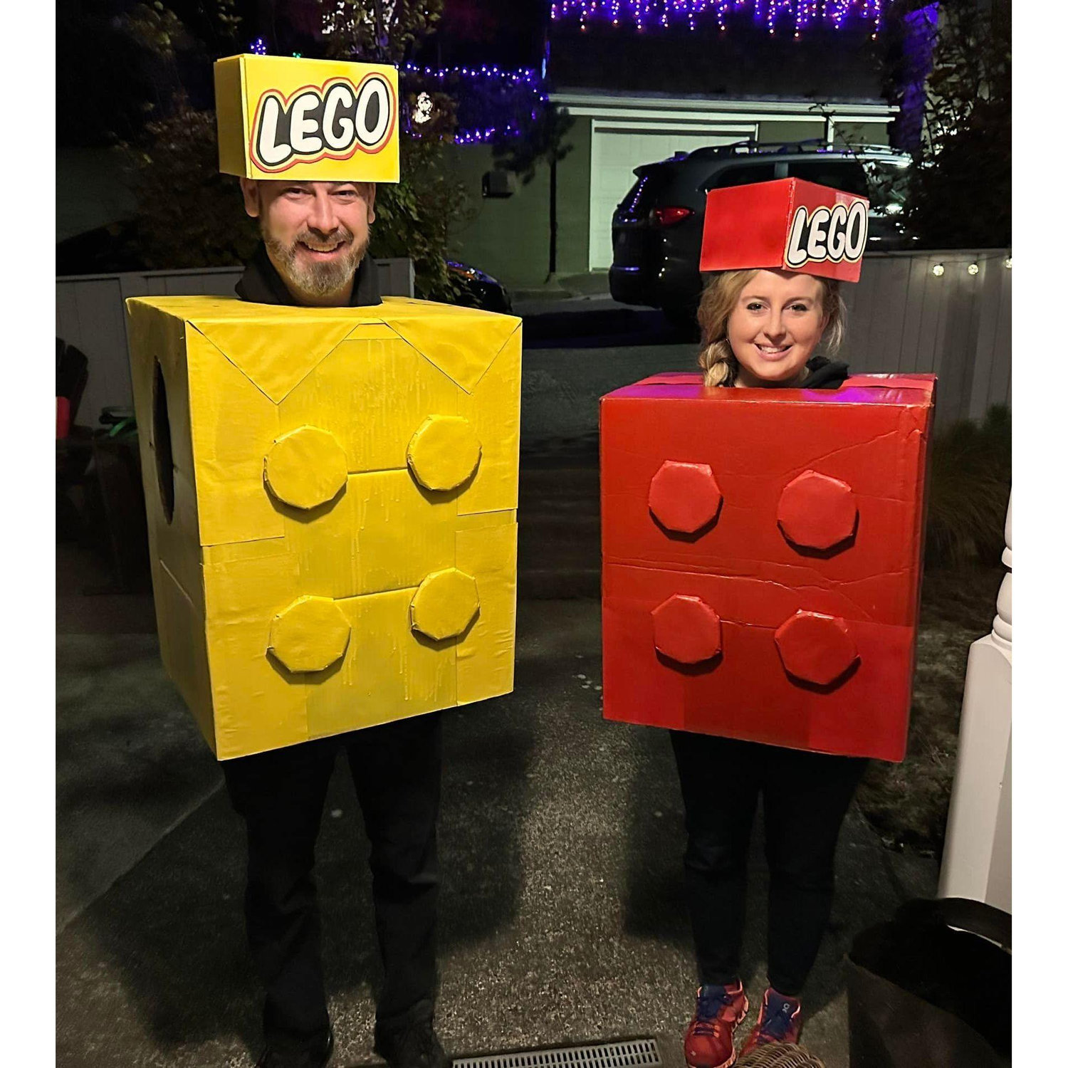 Our first coordinated Halloween costumes.