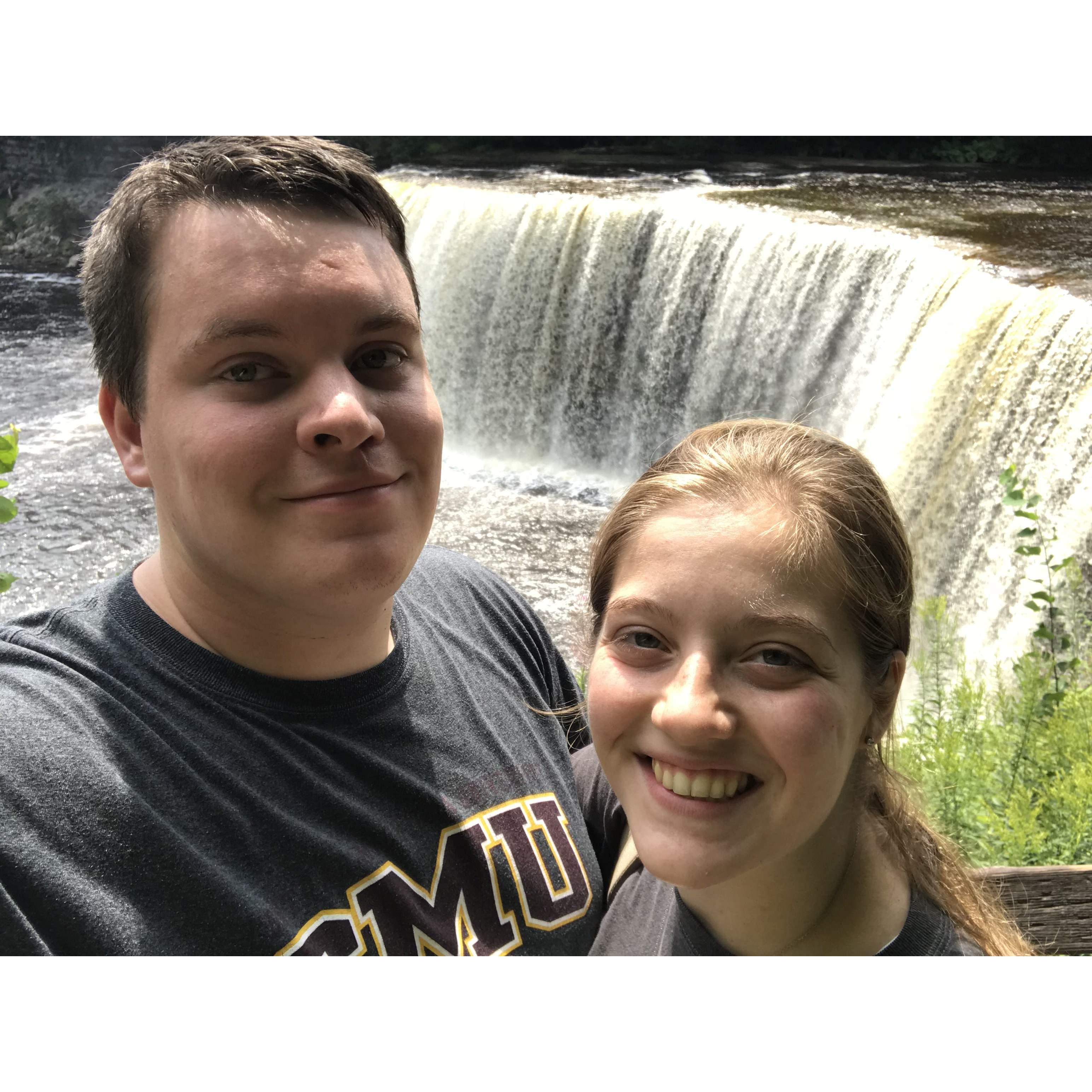 A picture of the actual Tahquamenon Falls!