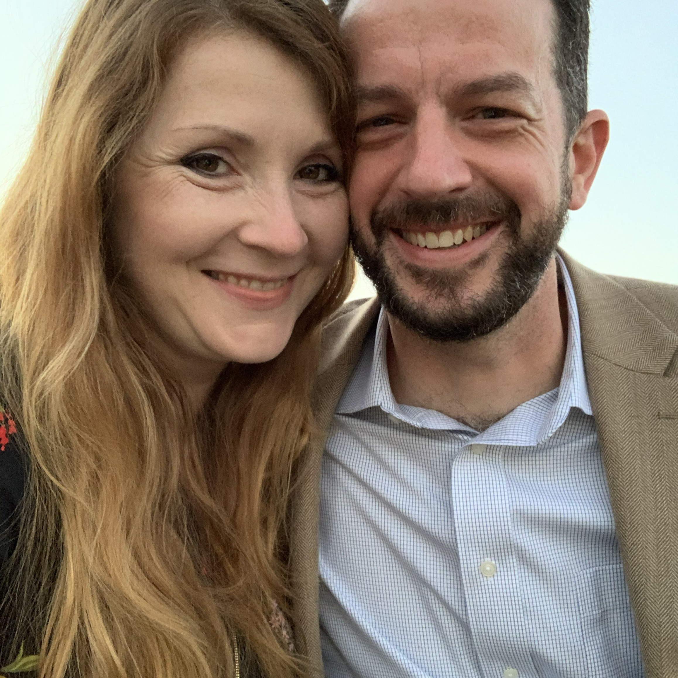 Watching the sunset from a rooftop bar in Knoxville