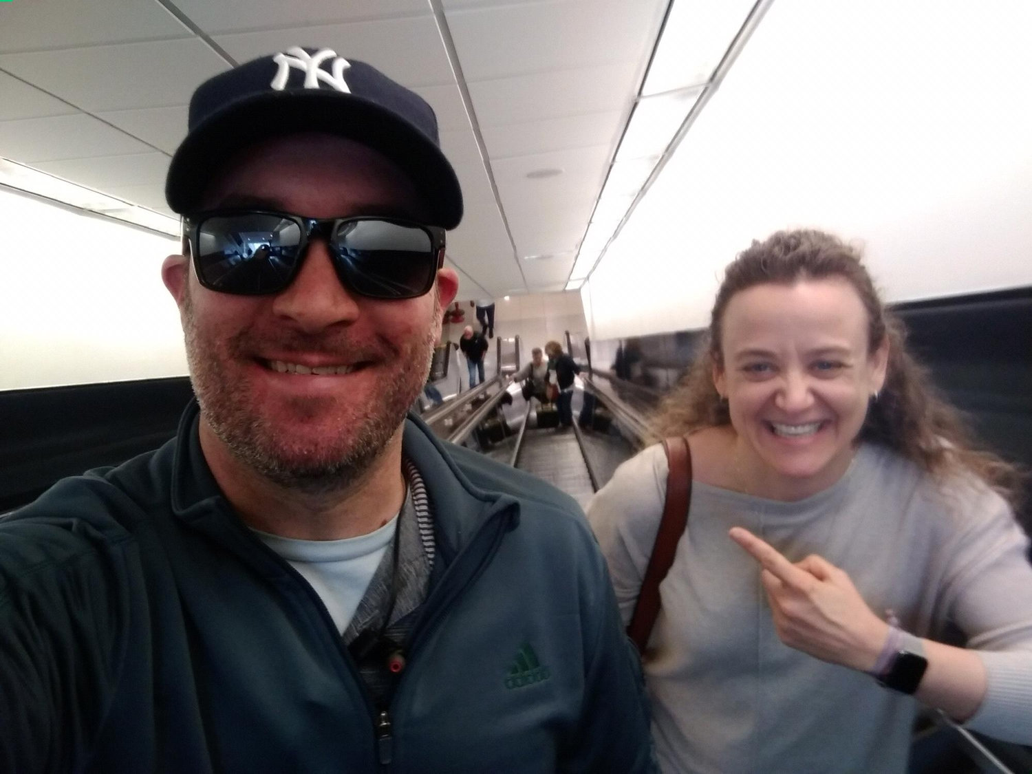 Atlanta Hartsfield Jackson Airport  
Our first airplane adventure as I go meet Kyle's mom ❤️
