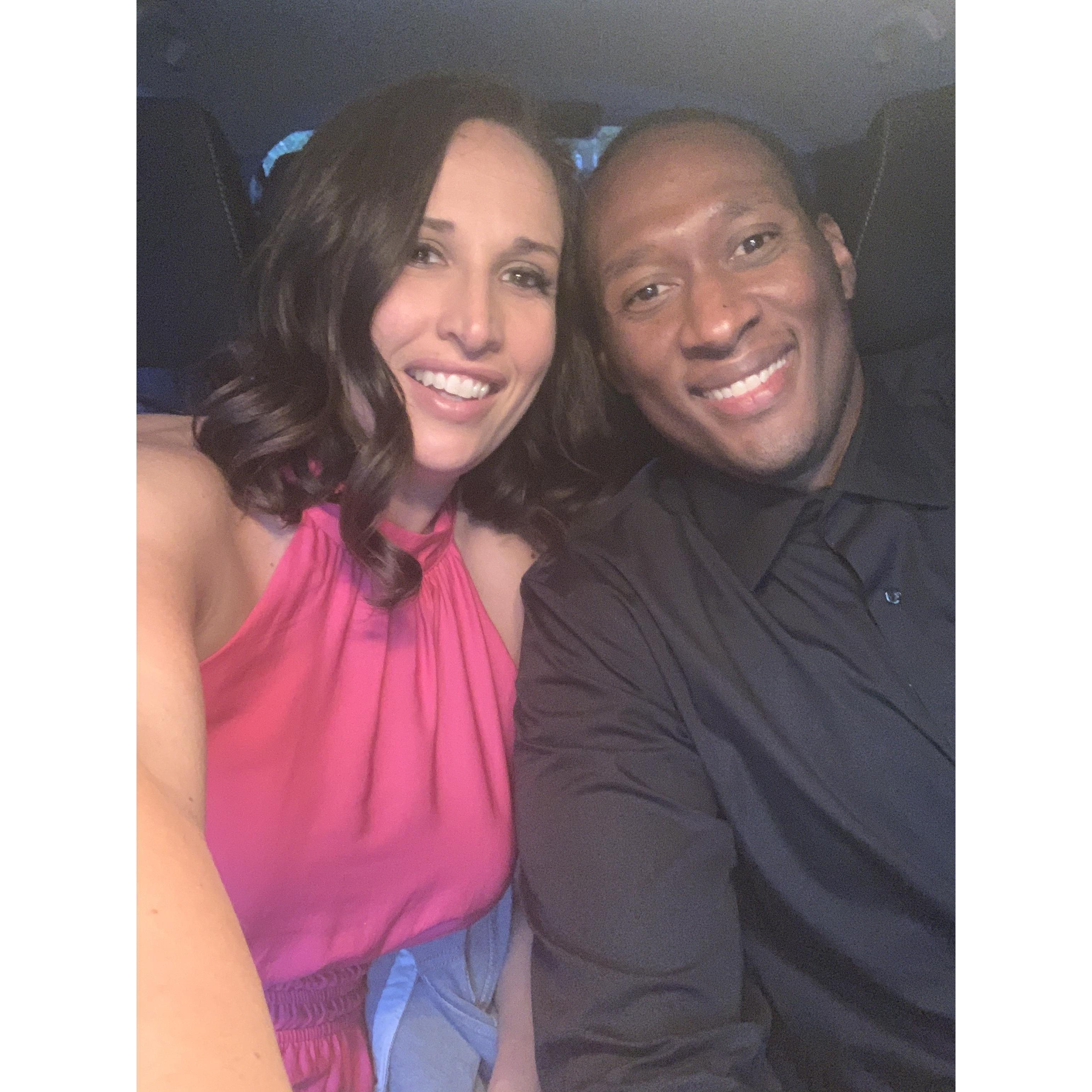All dressed up for the Army Battalion Ball in Seattle that we never actually made it to... long story, but, per usual it turned into a fun date night nonetheless.