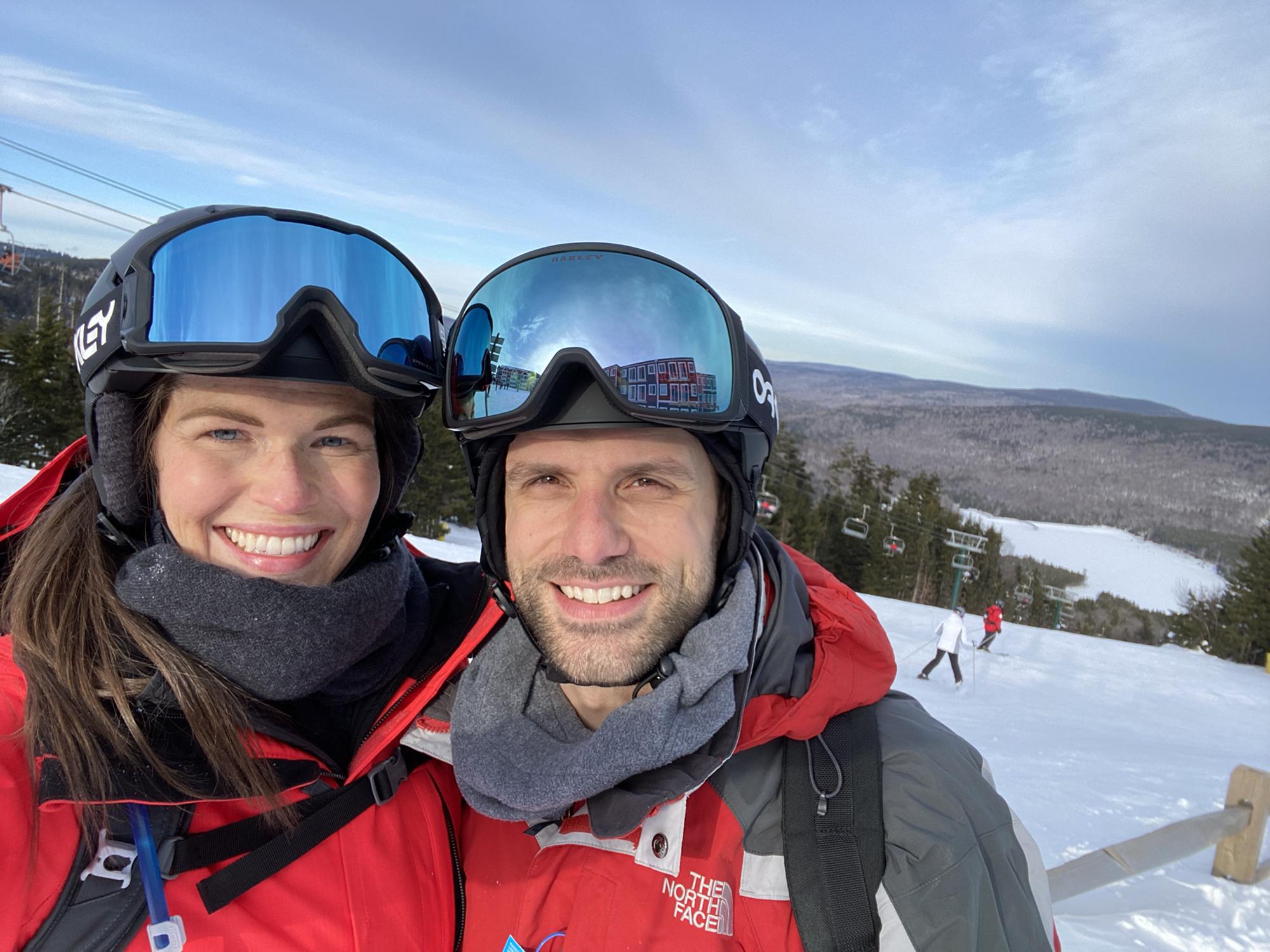 Post engagement celebratory ski trip to West Virginia, Feb 2021.