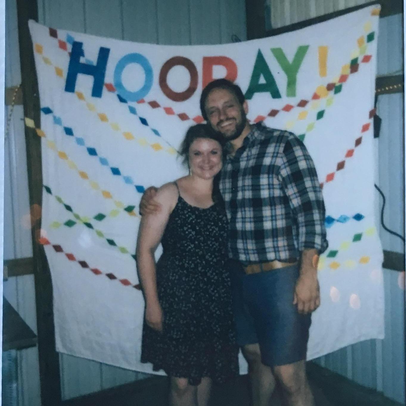 At friends' wedding last year.