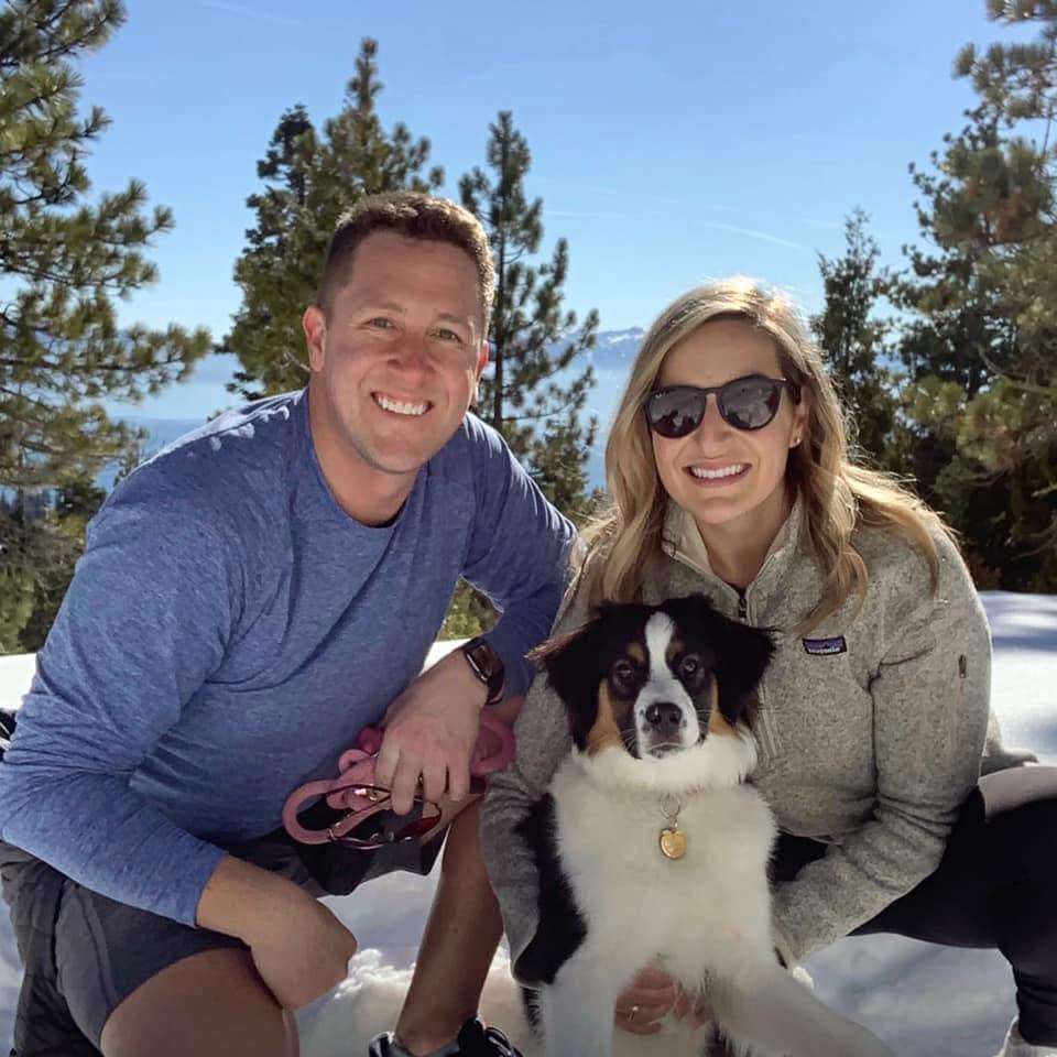A 4-mile hike in Lake Tahoe where Lauren & Andrew were poorly equipped with tennis shoes that had no traction. Andrew insisted that we complete the whole hike in the snow.