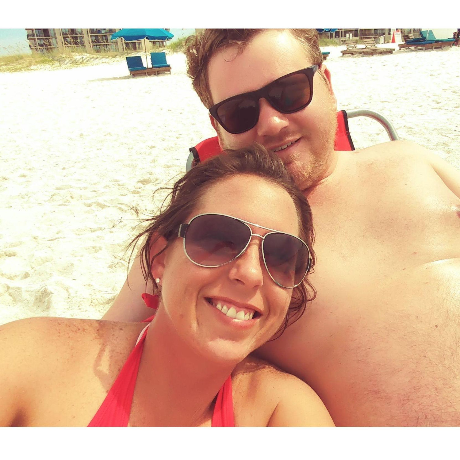 1st Beach trip together. Orange Beach, AL