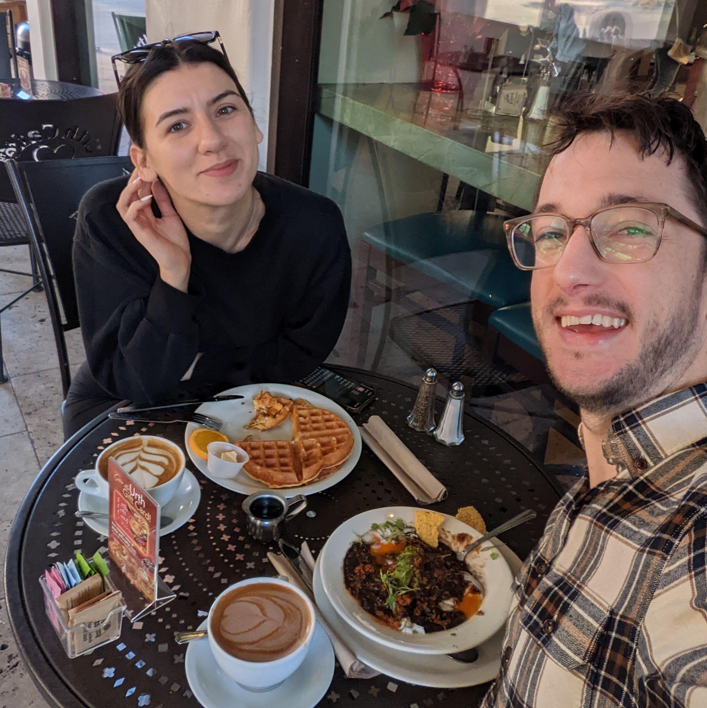 [Pasadena, CA | December 4th, 2022] And occasionally Elya flew down to California to visit Adam