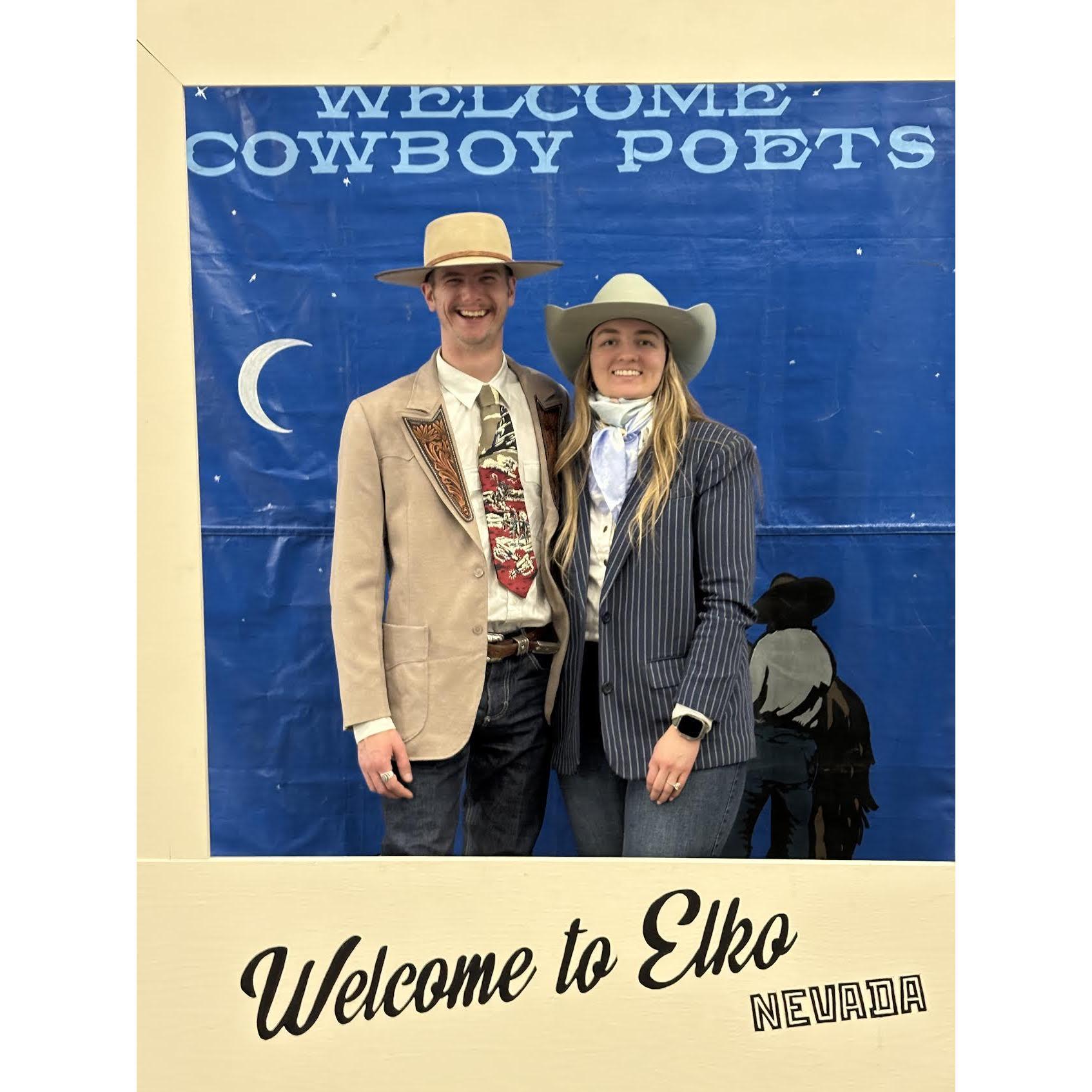 Our second time at Cowboy Poetry in Elko