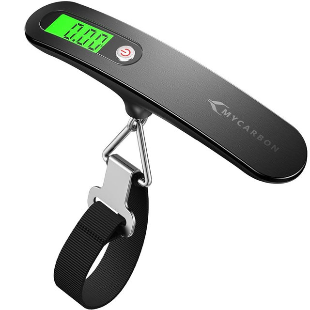 Luggage Scale Digital Scale High Precision Hanging Scale 110 lb/ 50KG with Backlit Ultra Portable Scale Stainless Steel Digital Travel Scale for Luggage,Perfect for Home Use and Gifts