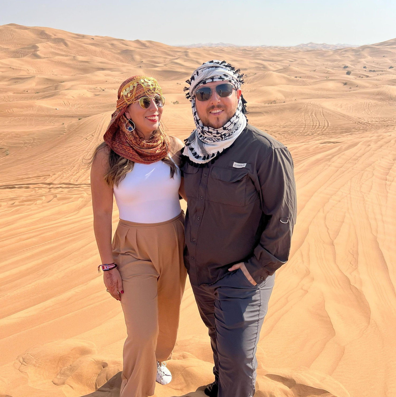 In the desert of Dubai