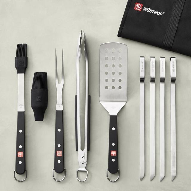Wüsthof 8-Piece BBQ Set with Bag