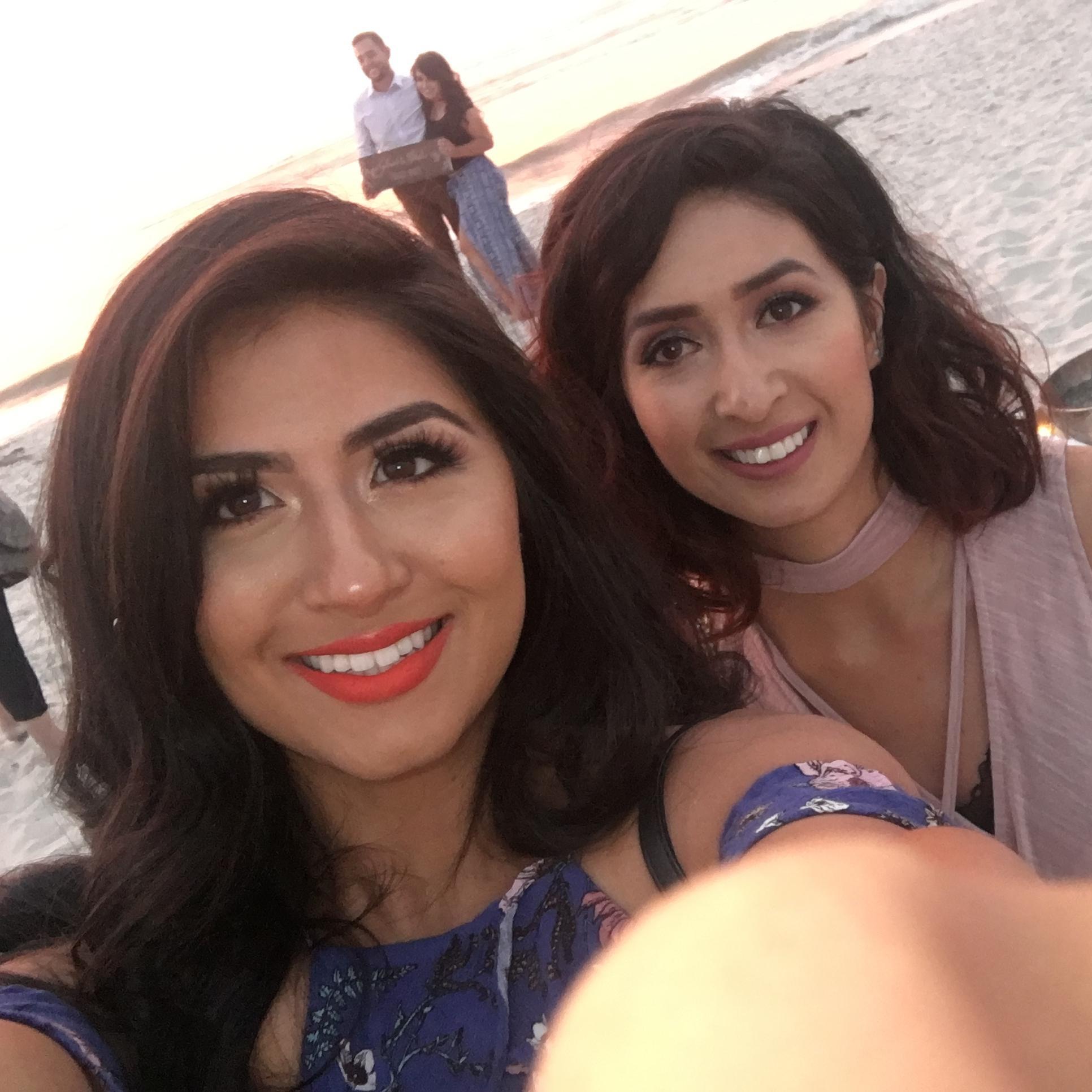 Huge thank you to these two for helping Gabriel pull this off. forever grateful