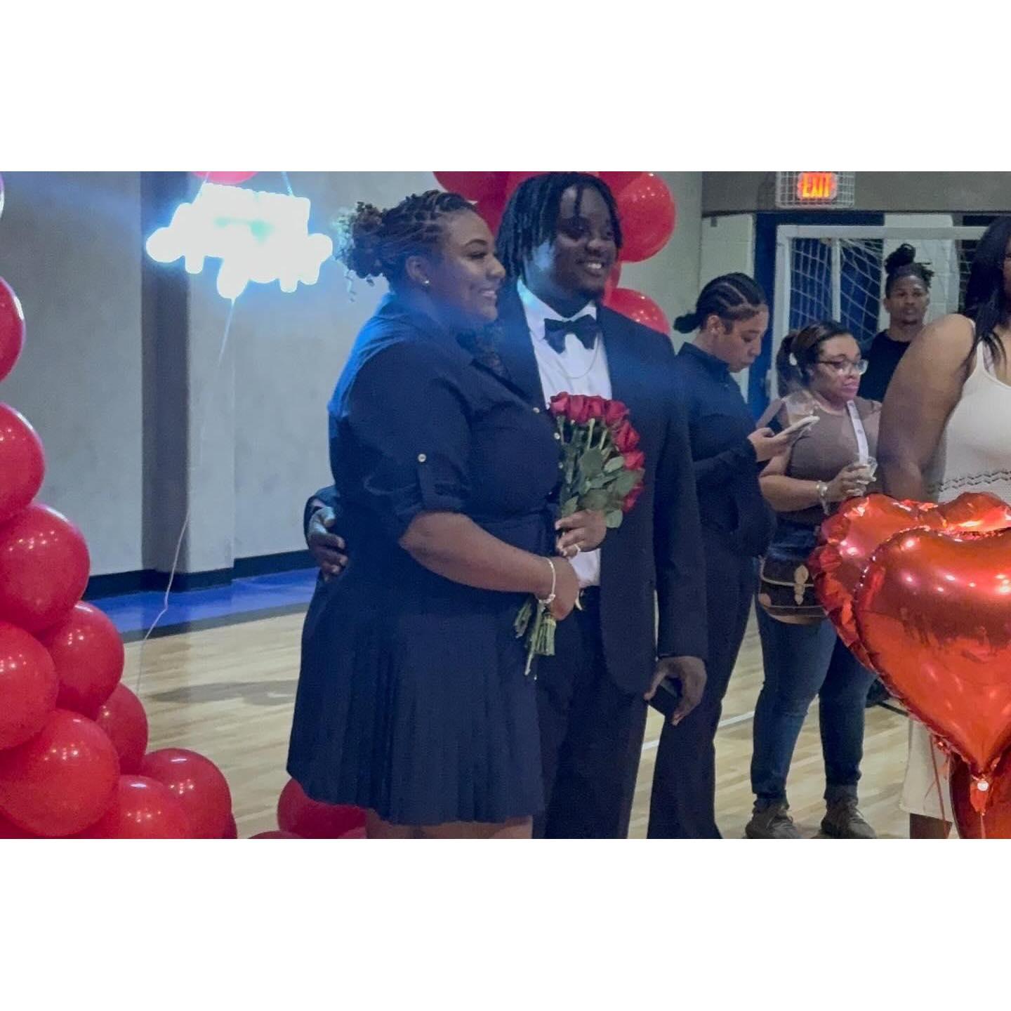 Immediately after I said "I do!"