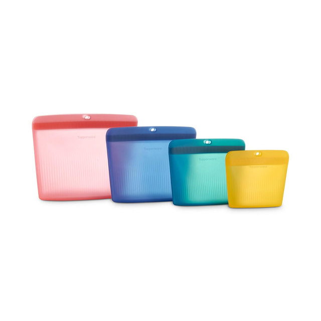 Tupperware® 4-Piece Ultimate Silicone Storage Bag Set