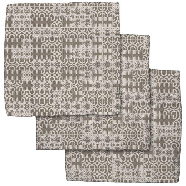 GEOMETRY Kitchen Dish Cloths - Quick Dry Dishcloths for Kitchen - Premium Dish Rags with Geoweave (Sandy)