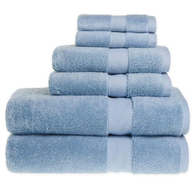 Wamsutta® Egyptian Cotton Bath Towels in Harbor Blue (Set of 6)