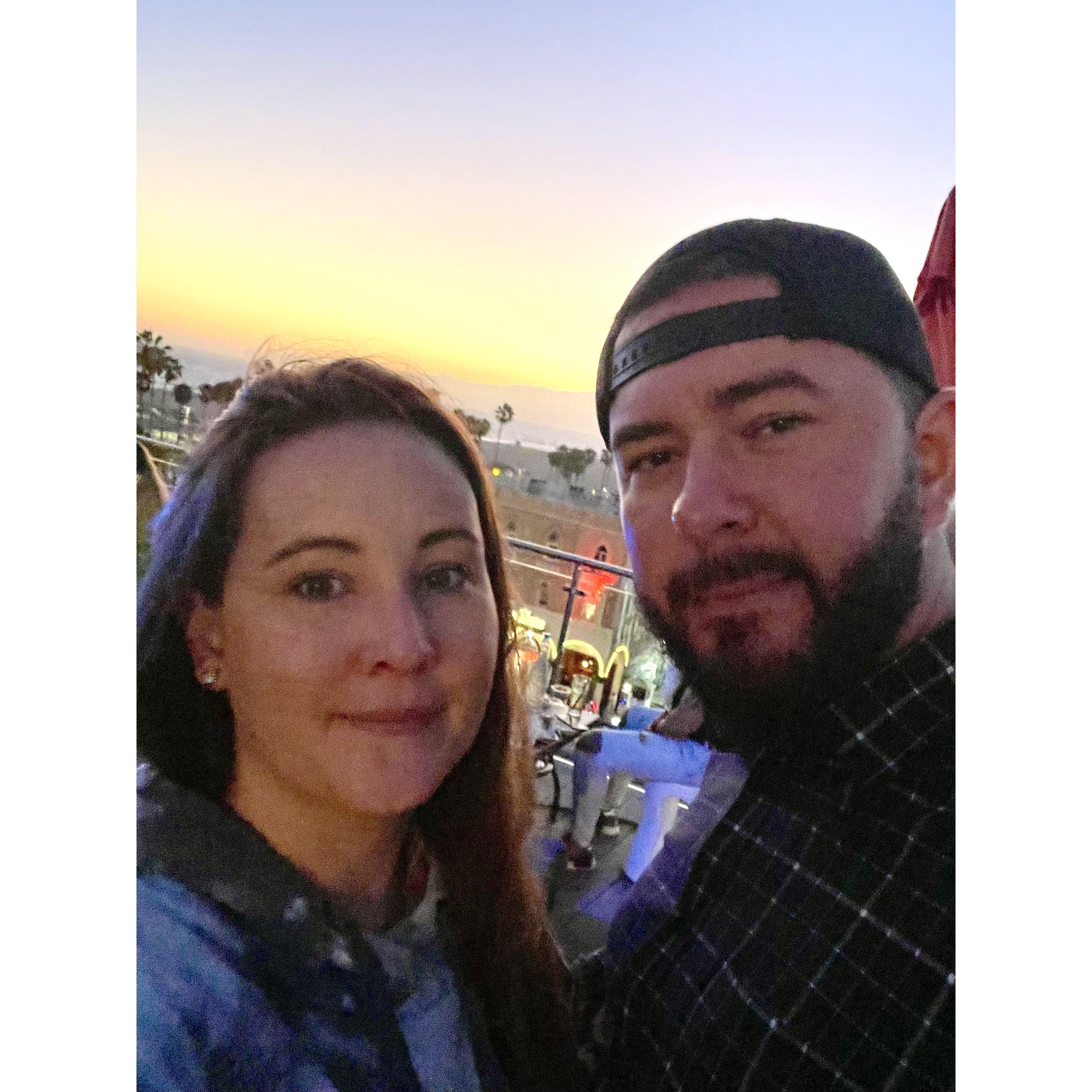 July 2022- We watched the sunset in Santa Monica, CA