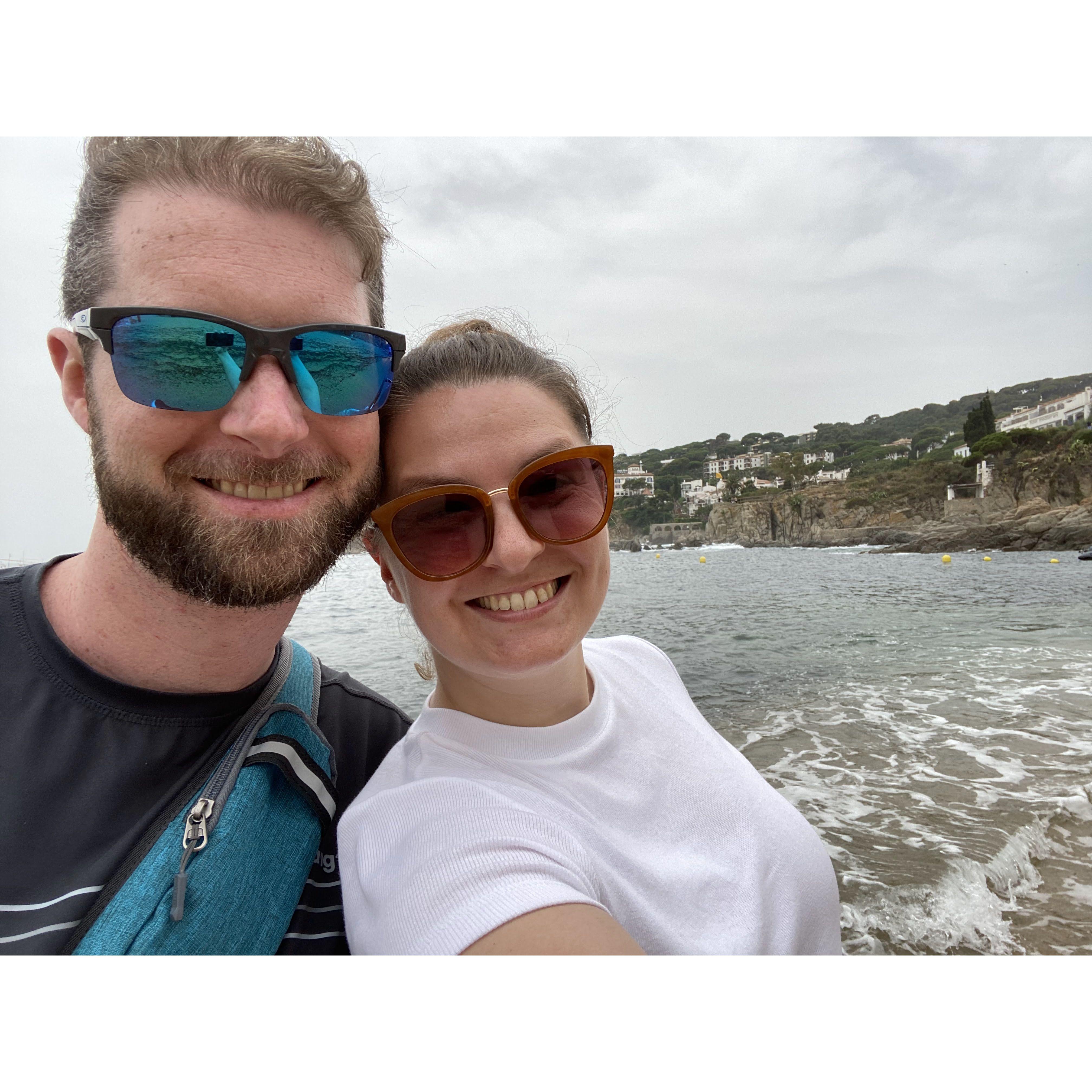 We took a day trip to Costa Brava in Spain.
