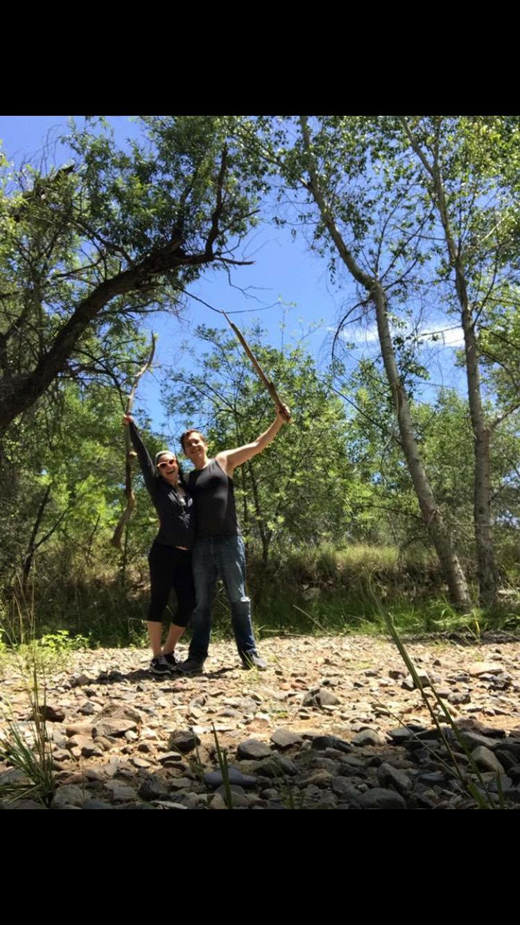 Adventuring through the Prescott Forest.