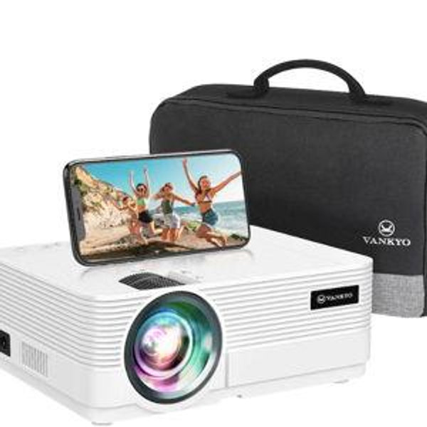 Vankyo - Leisure 470 Pro Native 1080P Wireless Single LCD Mini Projector - White
