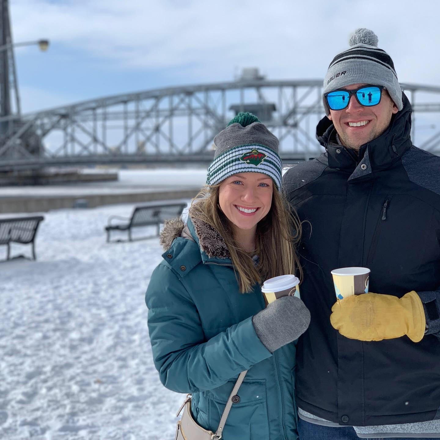Another snap from our ski trip in Duluth.