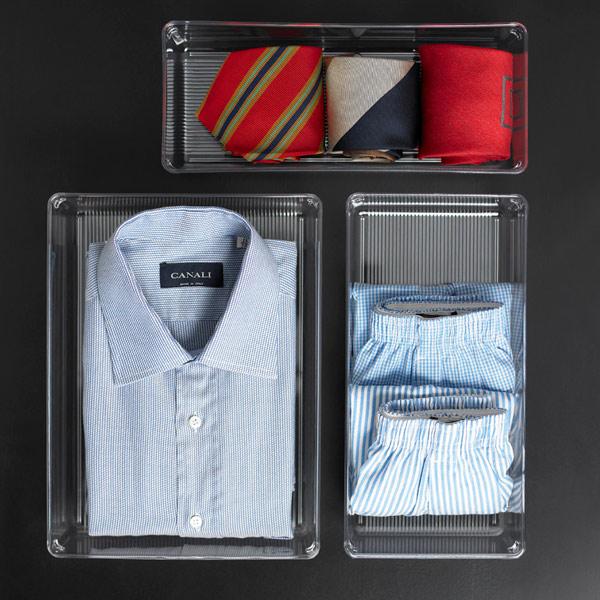iDesign Linus Closet Drawer Organizers