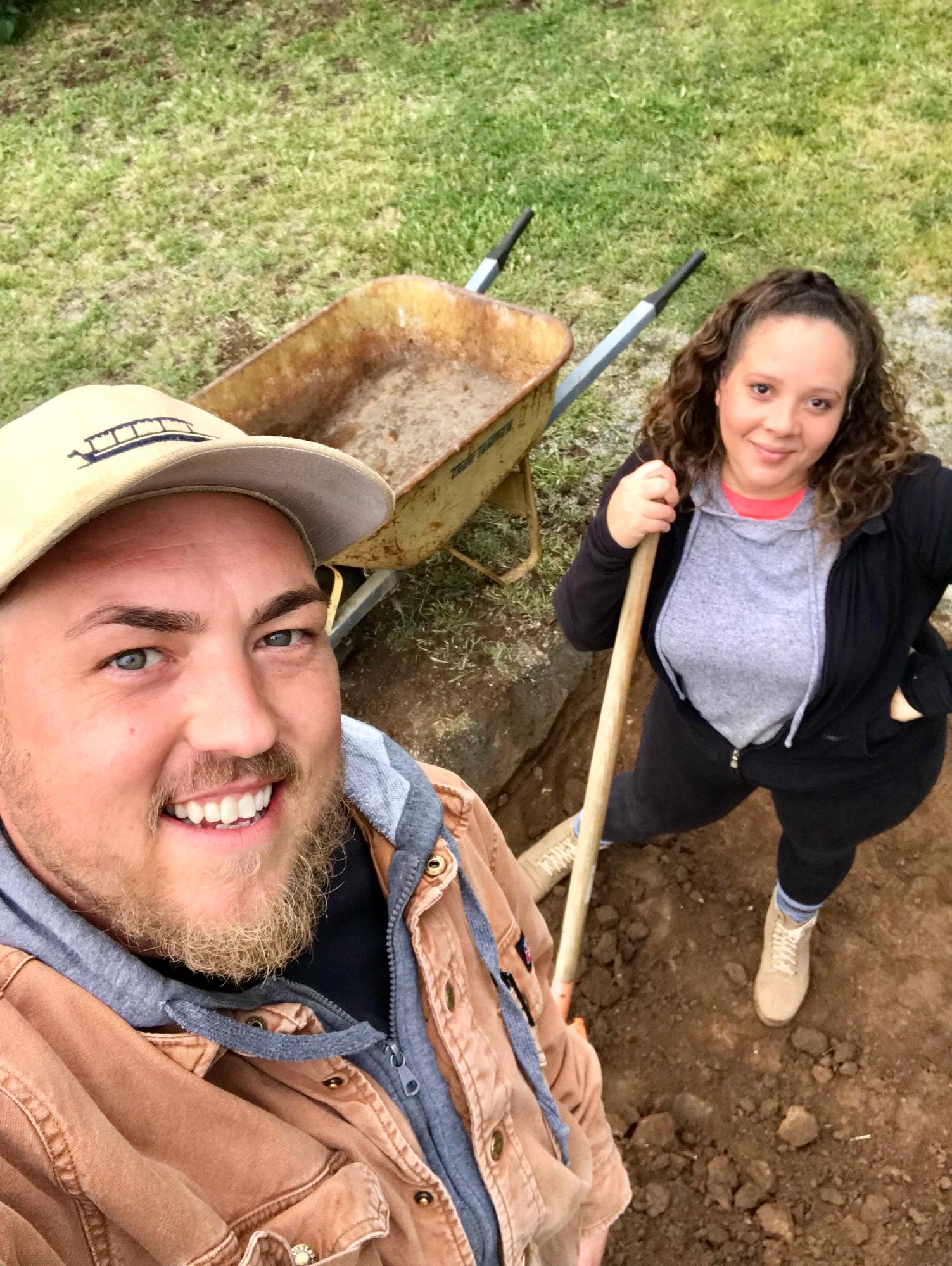 A couple that digs together .. stays together lol