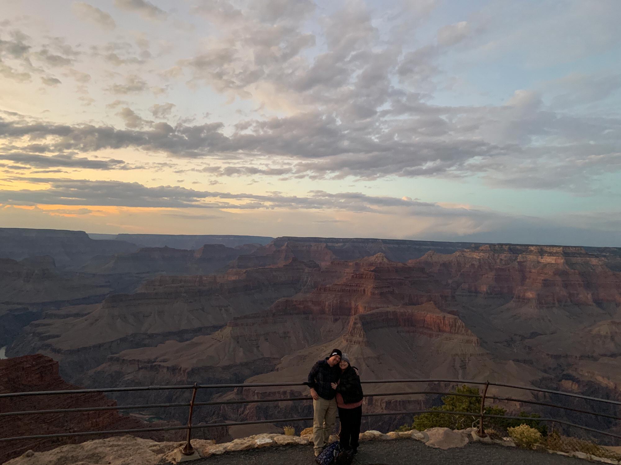 2020: Kimberly’s birthday at the Grand Canyon