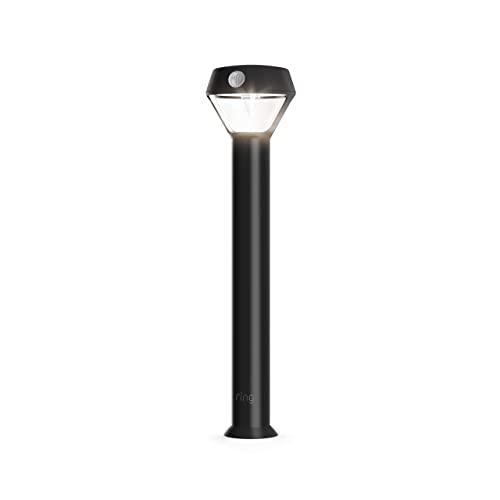 Ring Solar Pathlight -- Outdoor Motion-Sensor Security Light, Black (Ring Bridge required)