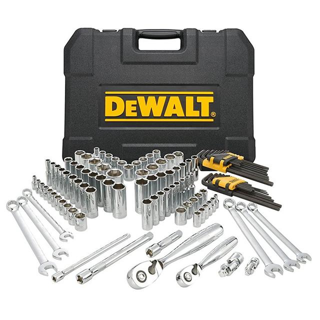 DEWALT Mechanics Tools Kit and Socket Set, 118-Piece (DWMT72163)