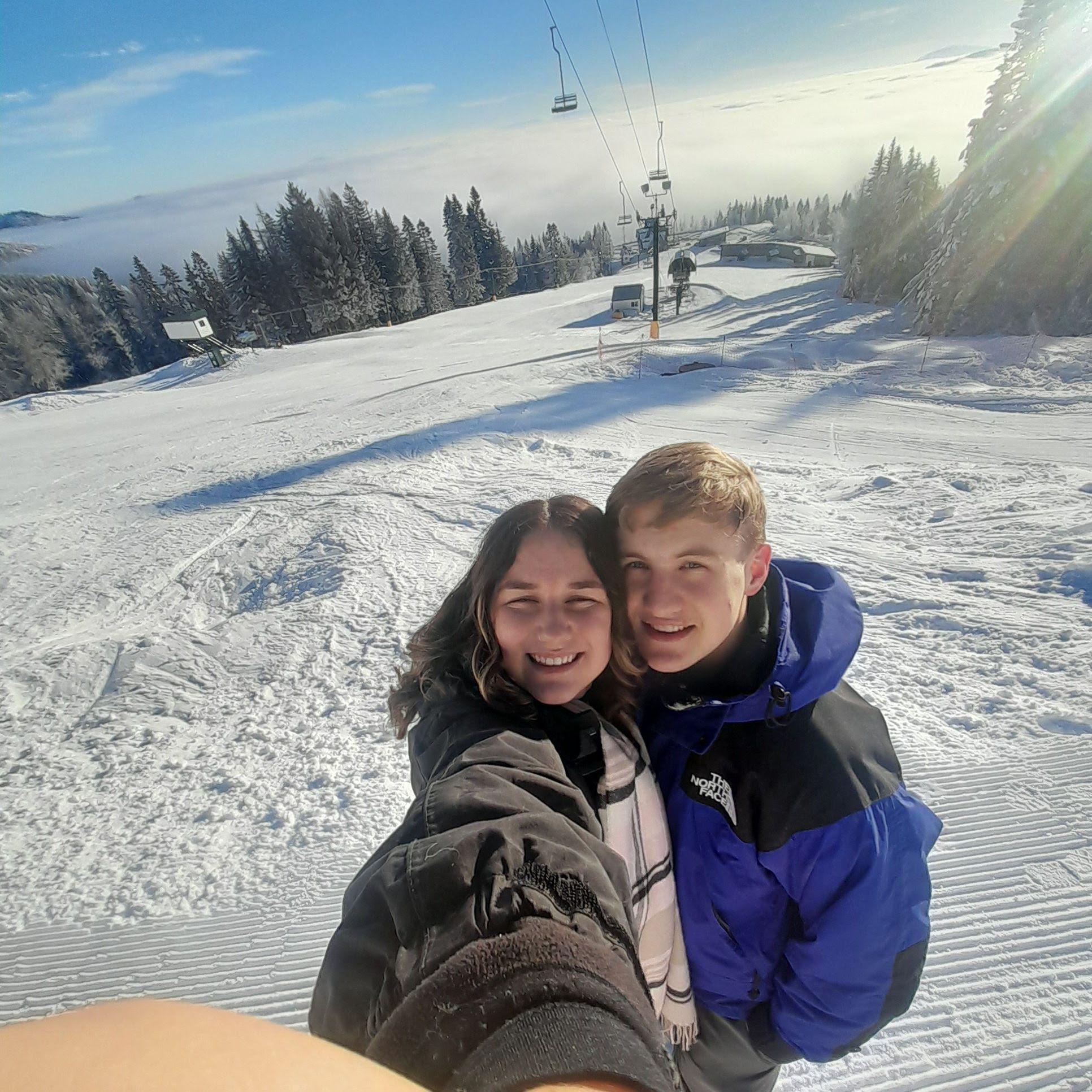 Maddie's 18th Birthday! We went up to the top of Mt. Spokane and sledded down the cat track!
