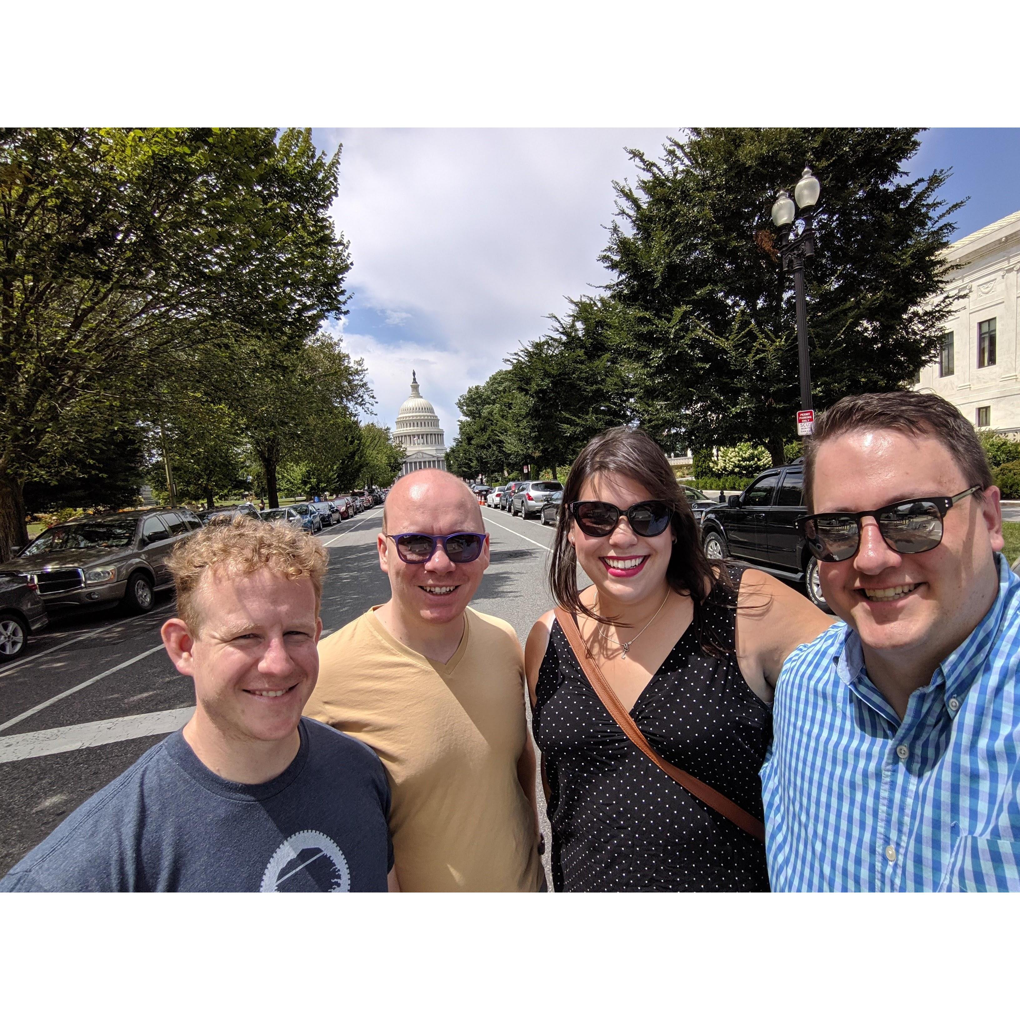 First D.C. trip to visit Ryan and Jeff 2019