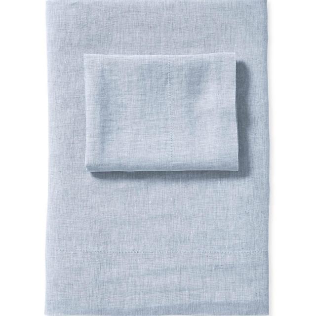 Cavallo Linen Sheet Set, King in Blue