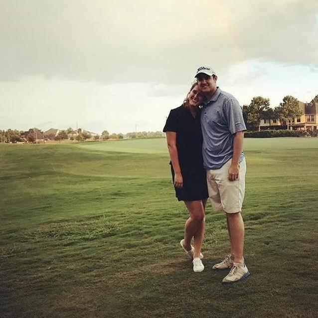 Our first round of golf