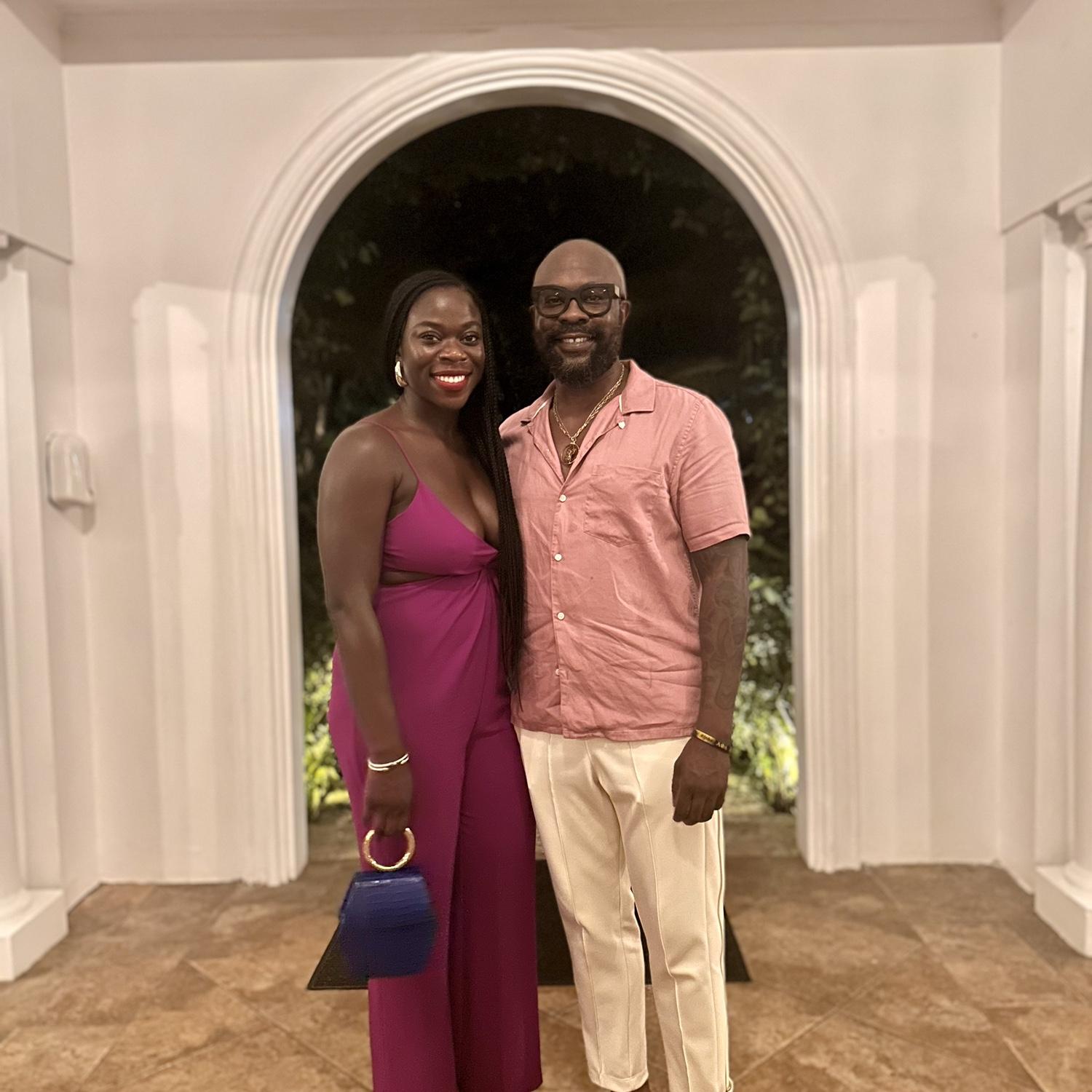 Celebrating Mtokufa's birthday in Montego Bay, Jamaica.