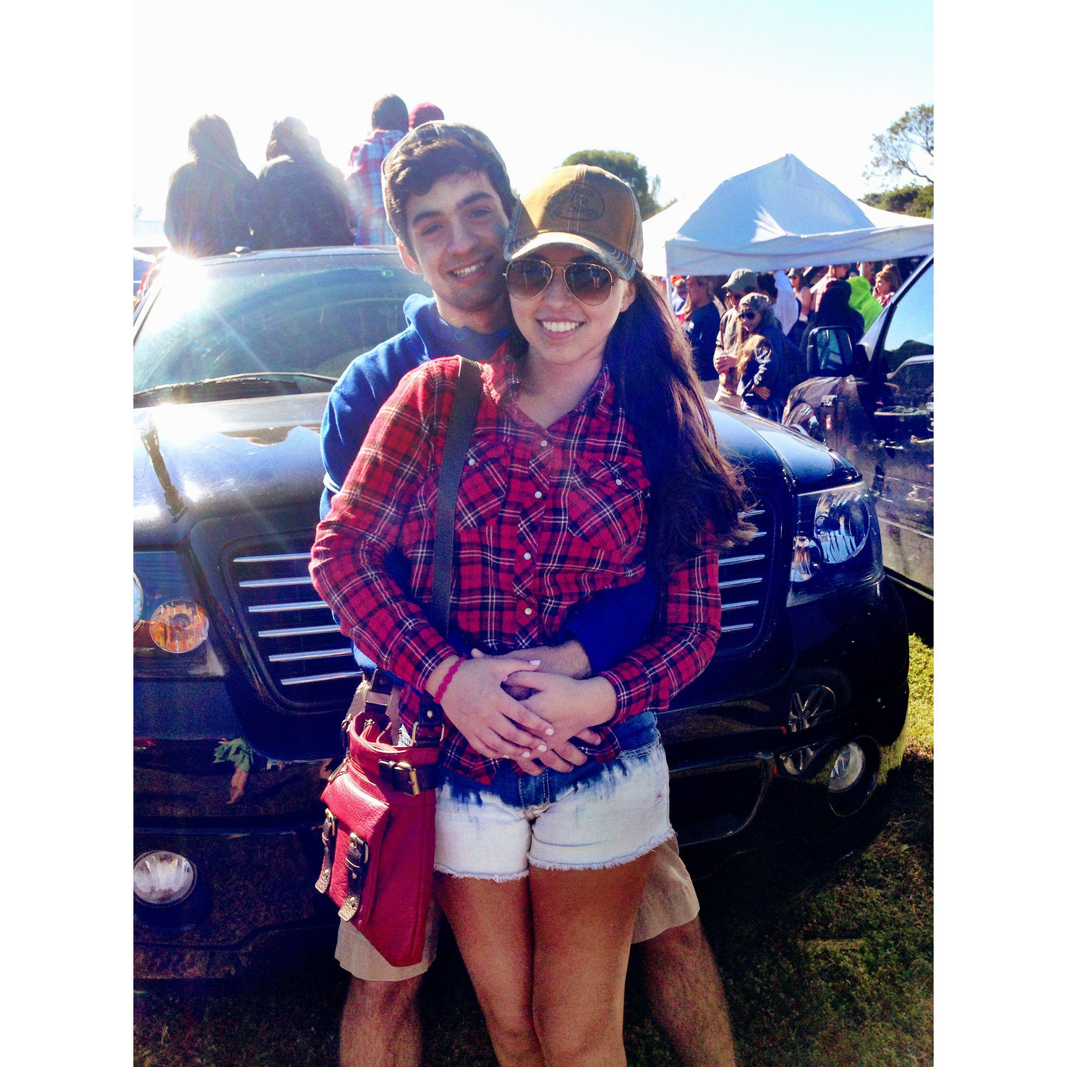 A few days after becoming boyfriend and girlfriend January 2015!