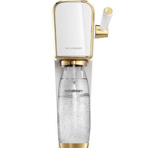 SodaStream Art Sparkling Water Maker with CO2 and Carbonating Bottle, White/Gold