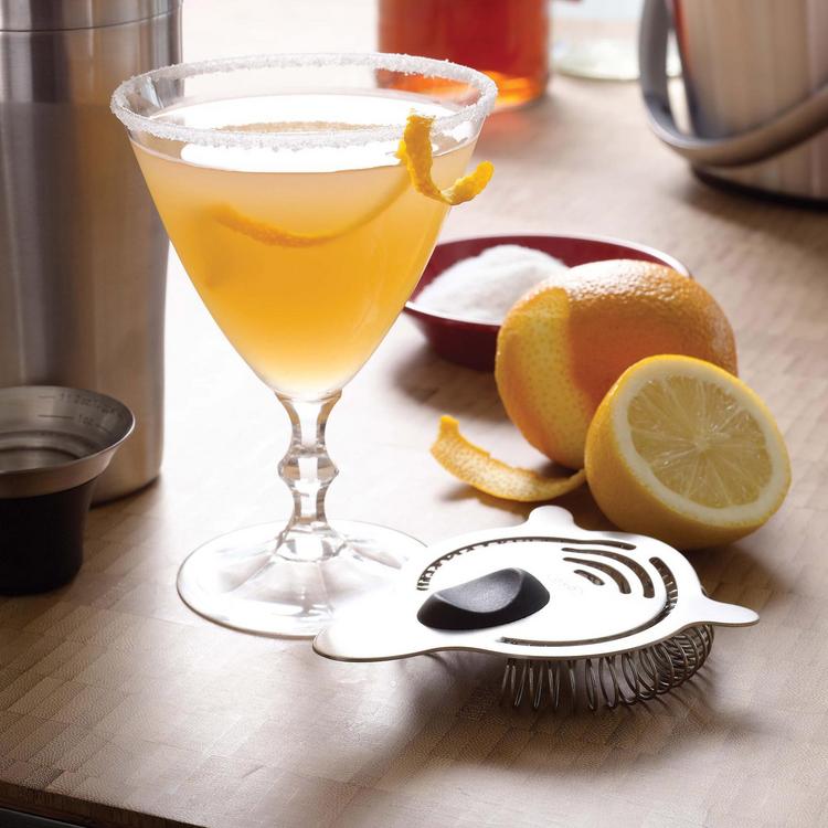 OXO SteeL Cocktail Strainer and Double Jigger