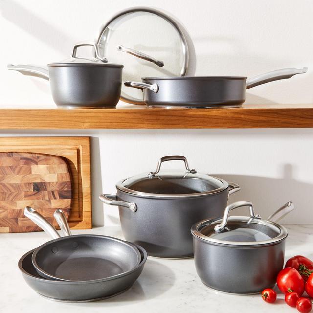 Anolon Accolade Forged Hard-Anodized 10-Piece Cookware Set