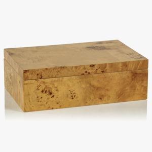 Burlwood Decorative Box – Large